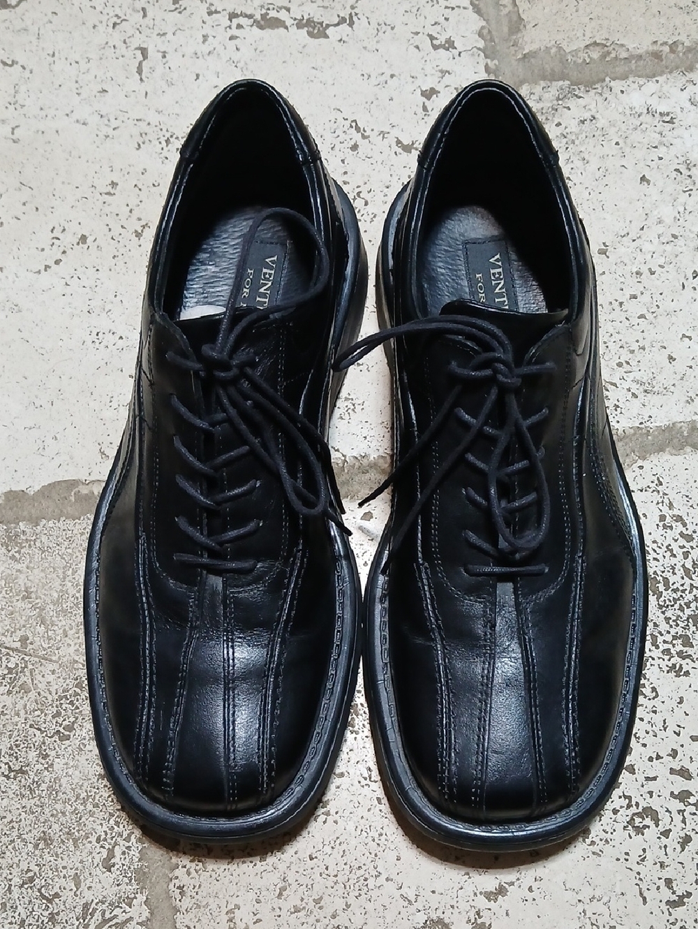 Venturini Mens Leather Oxfords Size 9.5 Made in Italy